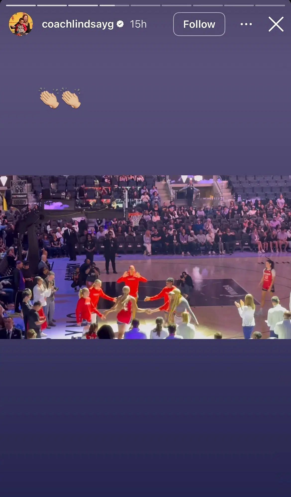 Lindsay Gottlieb hypes up Kiki Iriafen